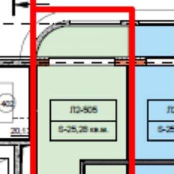 Продается 1-комнатная квартира, 25,2 м²