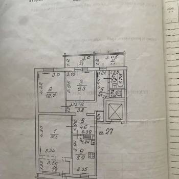Продается 3-х комнатная квартира, 70,2 м²