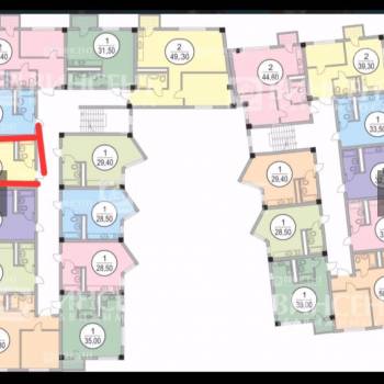 Продается 1-комнатная квартира, 32,9 м²
