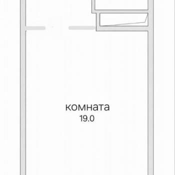 Продается 1-комнатная квартира, 27,4 м²