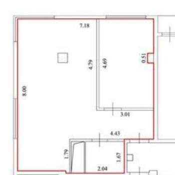 Продается 1-комнатная квартира, 32,6 м²
