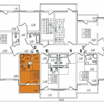 Продается 1-комнатная квартира, 26,3 м²