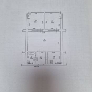 Продается 3-х комнатная квартира, 55,11 м²