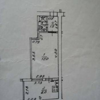 Продается 1-комнатная квартира, 24 м²