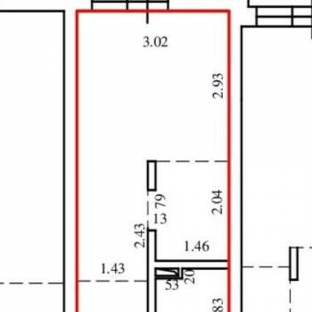 Продается 1-комнатная квартира, 23,3 м²