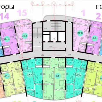 Продается 1-комнатная квартира, 46,8 м²