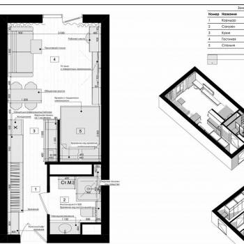Продается 1-комнатная квартира, 28 м²