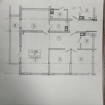 Продается Многокомнатная квартира, 85,1 м²