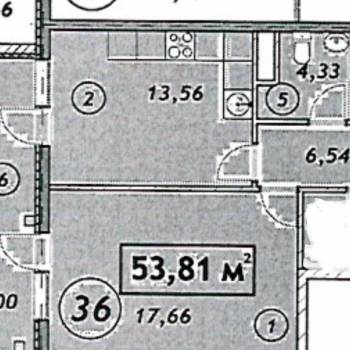 Сдается 1-комнатная квартира, 51 м²