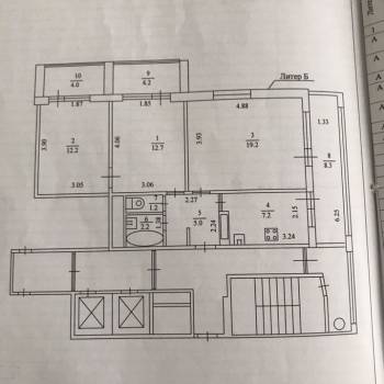 Продается 3-х комнатная квартира, 60 м²