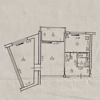 Продается 2-х комнатная квартира, 45,6 м²