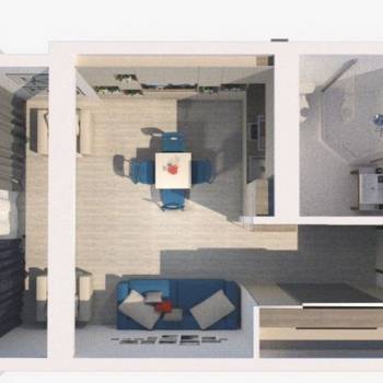 Продается 1-комнатная квартира, 35,1 м²