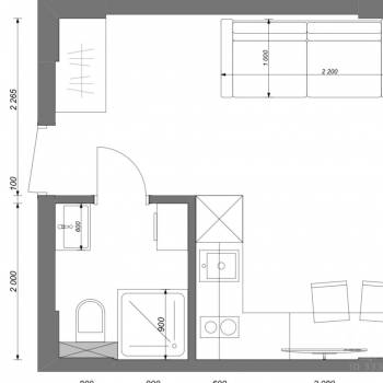 Продается 1-комнатная квартира, 20 м²