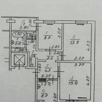 Продается 3-х комнатная квартира, 73 м²
