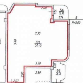 Продается 3-х комнатная квартира, 54 м²