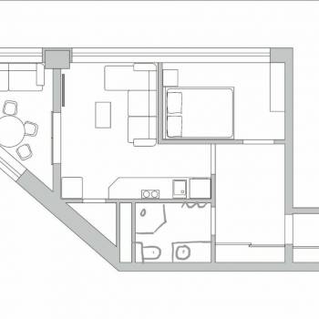 Продается 2-х комнатная квартира, 45 м²