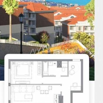 Продается 1-комнатная квартира, 62,6 м²
