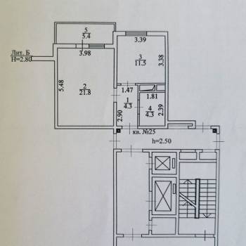 Продается 1-комнатная квартира, 47 м²