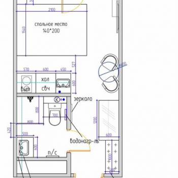 Продается 1-комнатная квартира, 18 м²