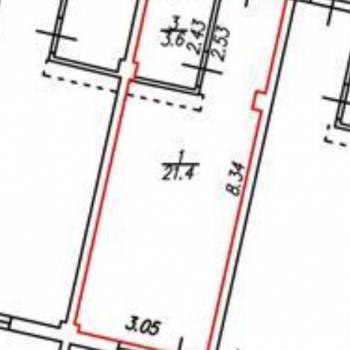 Продается 1-комнатная квартира, 25 м²