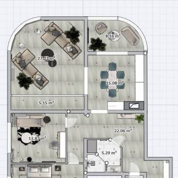 Продается 3-х комнатная квартира, 115 м²