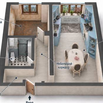 Продается 1-комнатная квартира, 30,2 м²
