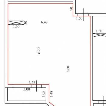 Продается 1-комнатная квартира, 46,1 м²