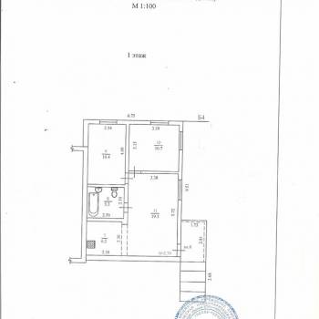 Сдается Многокомнатная квартира, 64 м²