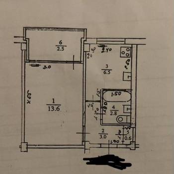 Продается 1-комнатная квартира, 29 м²