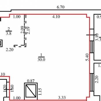 Продается 1-комнатная квартира, 21 м²