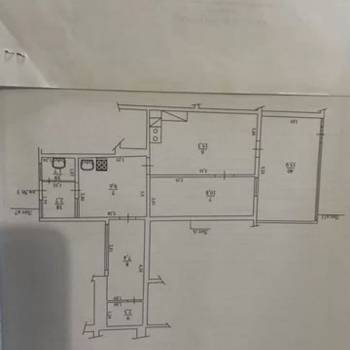 Продается 3-х комнатная квартира, 45,4 м²