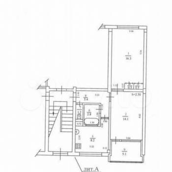 Продается 2-х комнатная квартира, 49 м²