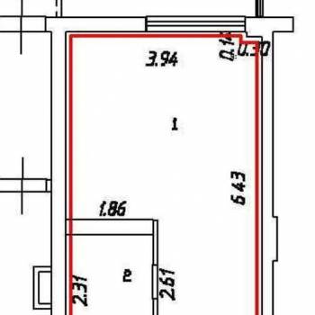Продается 1-комнатная квартира, 25 м²