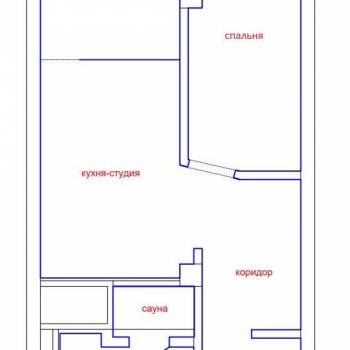 Продается 1-комнатная квартира, 43,5 м²