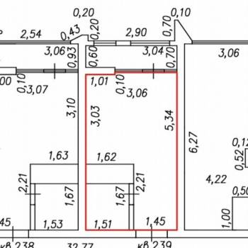Продается 1-комнатная квартира, 18,3 м²