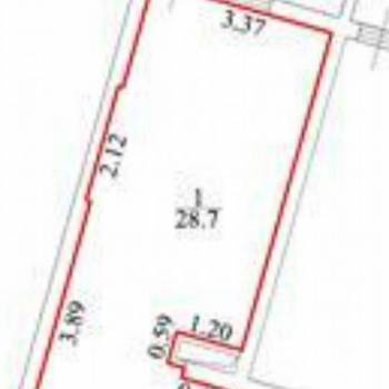 Продается 1-комнатная квартира, 33 м²