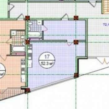Продается 1-комнатная квартира, 49,2 м²