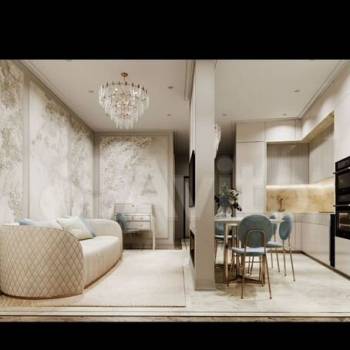 Продается 1-комнатная квартира, 46,8 м²