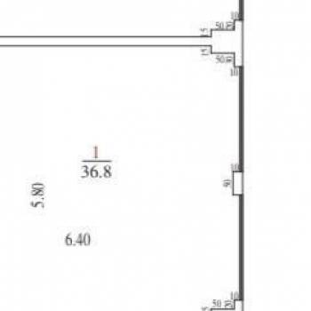 Продается 1-комнатная квартира, 36,8 м²