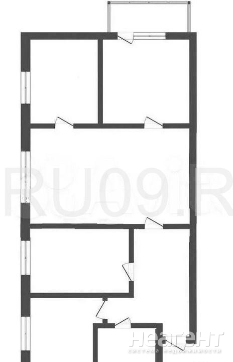 Продается Многокомнатная квартира, 60 м²