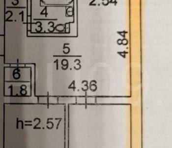 Продается 2-х комнатная квартира, 60 м²