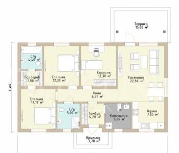 Продается Дом, 100 м²