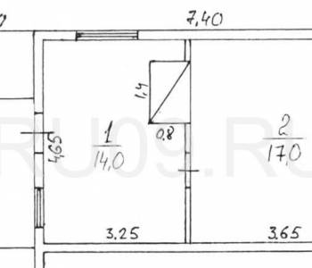 Продается 1-комнатная квартира, 31 м²