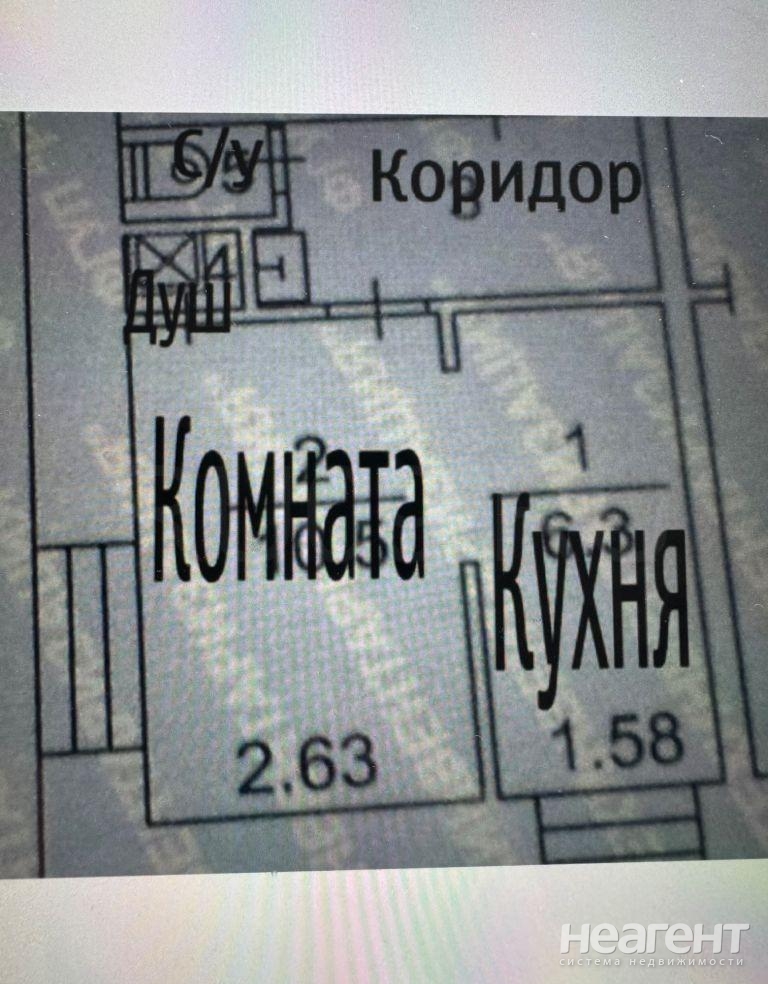 Продается 2-х комнатная квартира, 23 м²