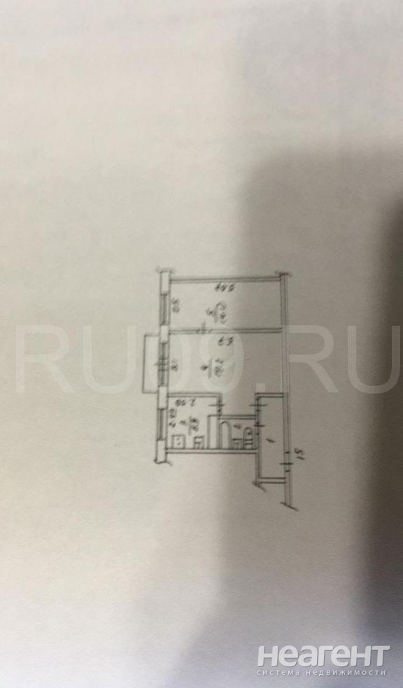 Продается 2-х комнатная квартира, 46 м²