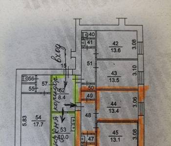 Продается 2-х комнатная квартира, 36 м²