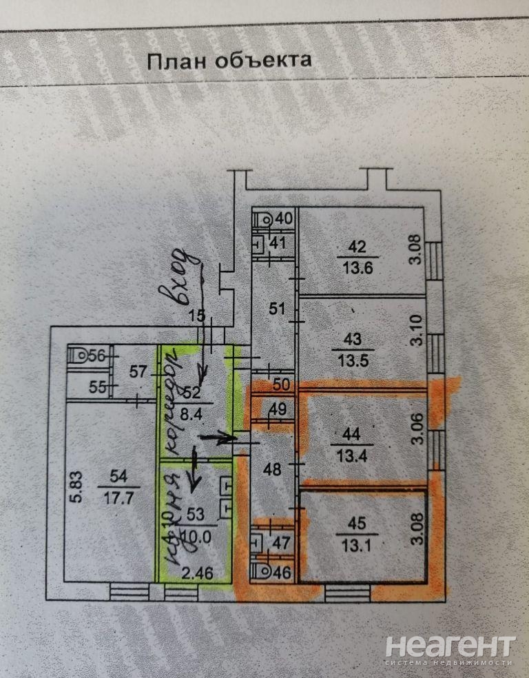 Продается 2-х комнатная квартира, 40 м²