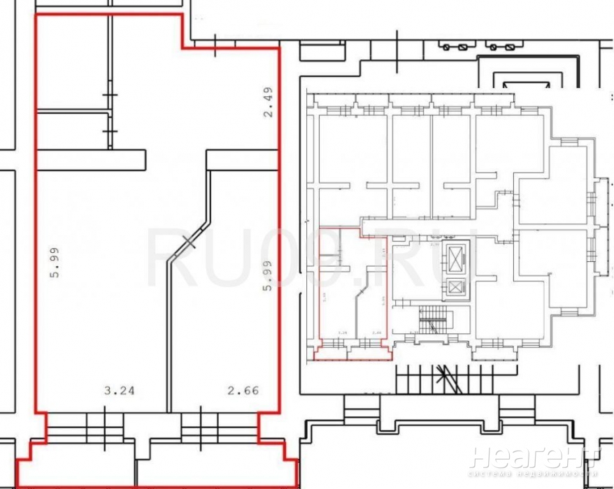 Продается 2-х комнатная квартира, 53 м²