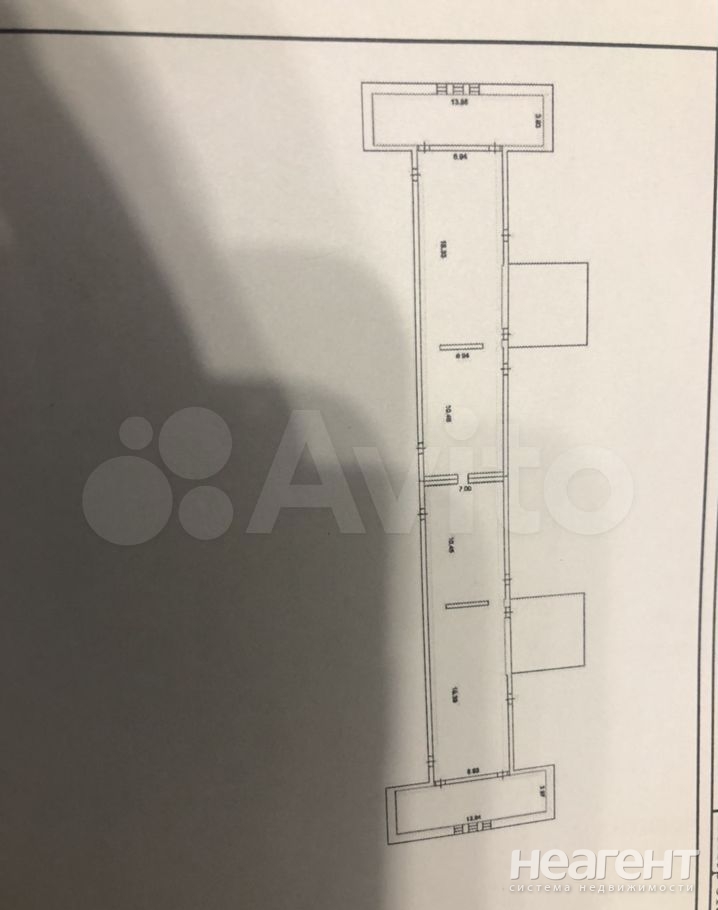 Продается 1-комнатная квартира, 46,6 м²