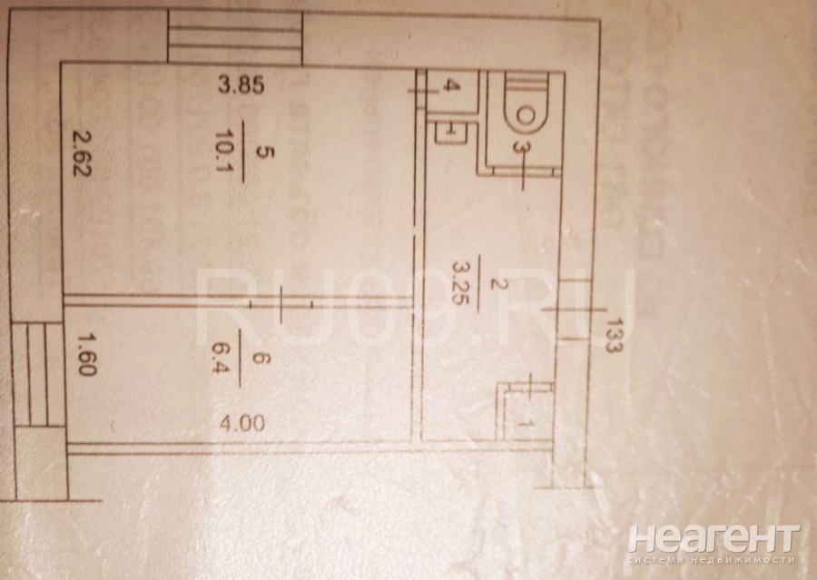 Продается 2-х комнатная квартира, 22 м²